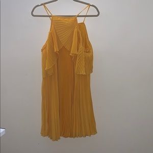 vibrant yellow dress